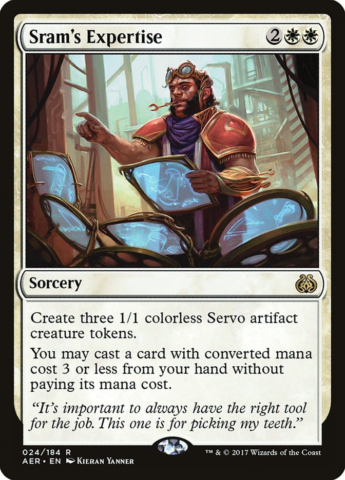 Sram's Expertise [Aether Revolt] | The Gaming-Verse
