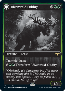 Ulvenwald Oddity // Ulvenwald Behemoth [Innistrad: Double Feature] | The Gaming-Verse