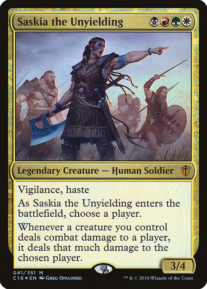 Saskia the Unyielding [Commander 2016] | The Gaming-Verse