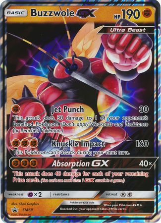 Buzzwole GX (SM69) (Jumbo Card) [Sun & Moon: Black Star Promos] | The Gaming-Verse