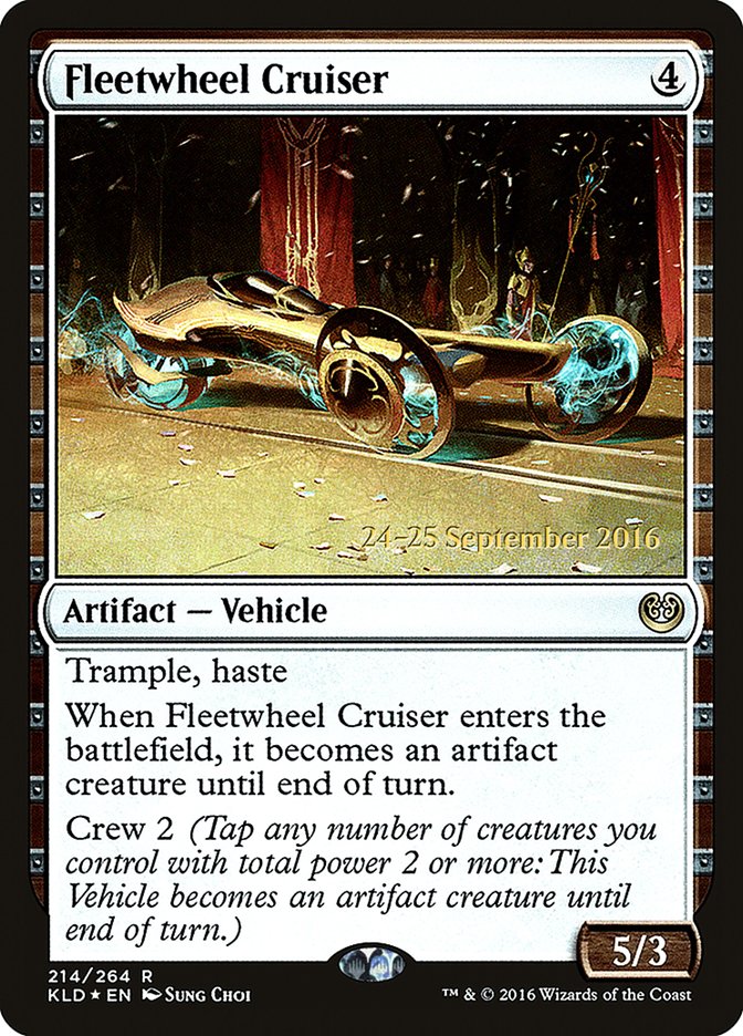 Fleetwheel Cruiser  (Prerelease) [Kaladesh Prerelease Promos] | The Gaming-Verse