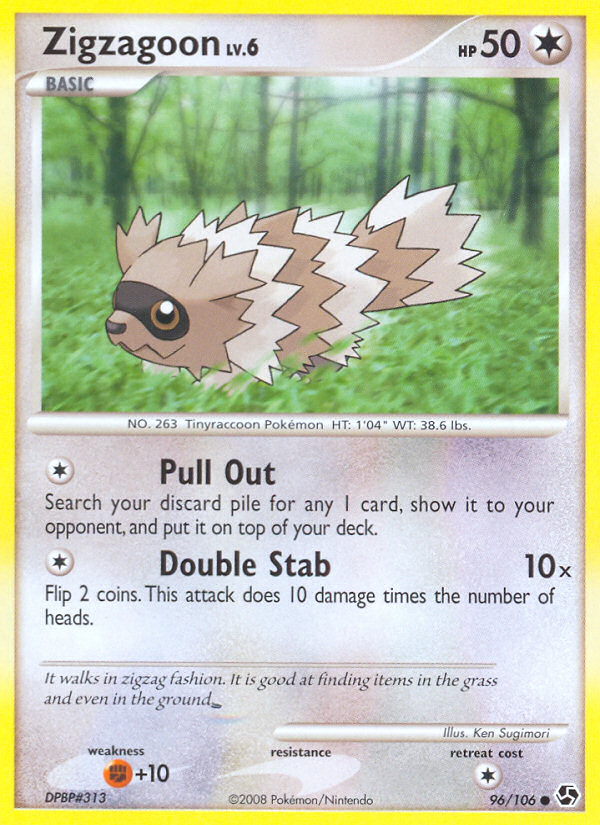 Zigzagoon (96/106) [Diamond & Pearl: Great Encounters] | The Gaming-Verse