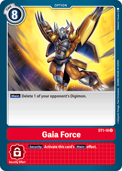 Gaia Force [ST1-16] [Starter Deck: Gaia Red] | The Gaming-Verse