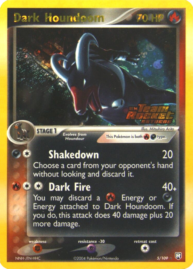 Dark Houndoom (5/109) (Stamped) [EX: Team Rocket Returns] | The Gaming-Verse