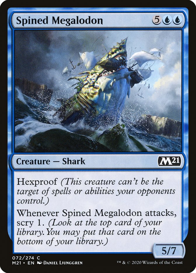 Spined Megalodon [Core Set 2021] | The Gaming-Verse