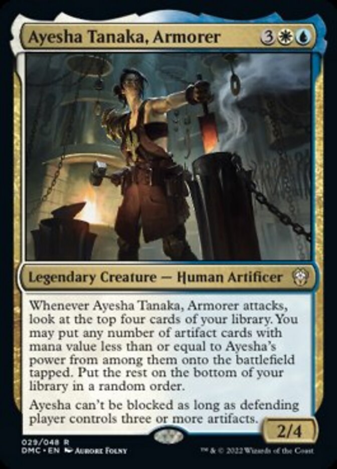 Ayesha Tanaka, Armorer [Dominaria United Commander] | The Gaming-Verse