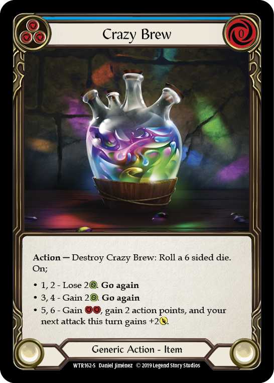 Crazy Brew [WTR162-S] Alpha Print Rainbow Foil | The Gaming-Verse