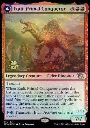 Etali, Primal Conqueror // Etali, Primal Sickness [March of the Machine Prerelease Promos] | The Gaming-Verse