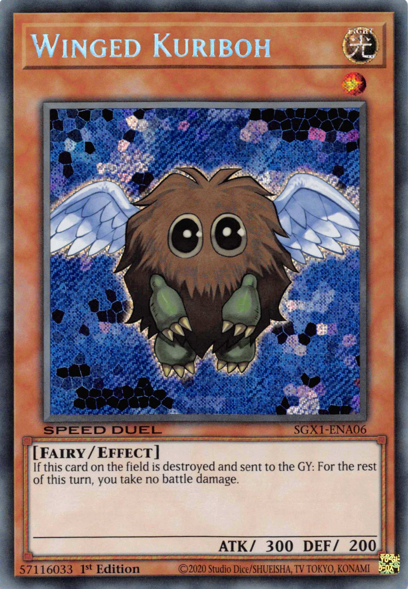 Winged Kuriboh [SGX1-ENA06] Secret Rare | The Gaming-Verse