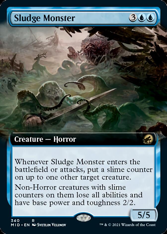 Sludge Monster (Extended) [Innistrad: Midnight Hunt] | The Gaming-Verse