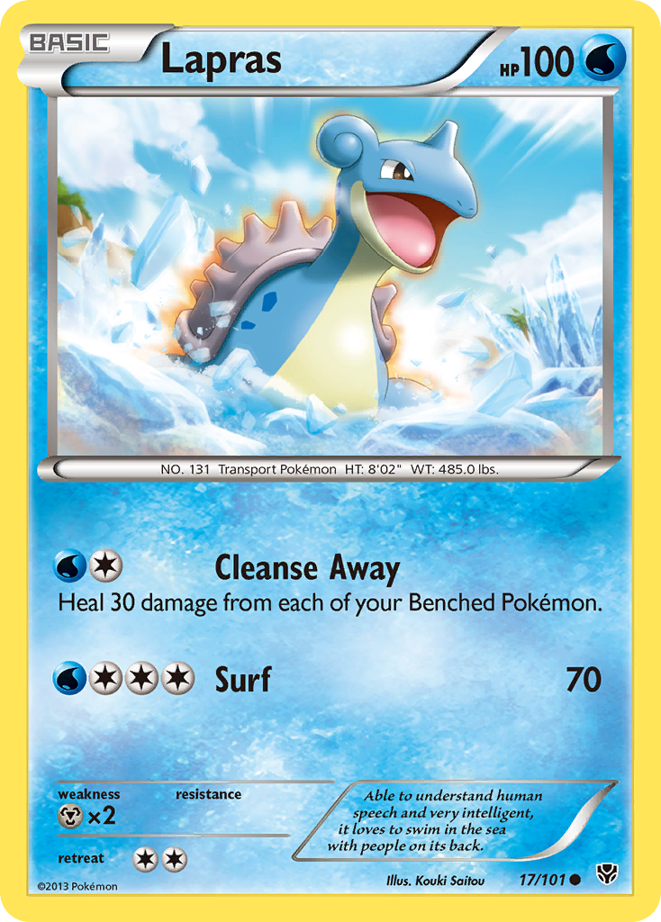 Lapras (17/101) [Black & White: Plasma Blast] | The Gaming-Verse