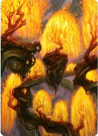 Grove of the Burnwillows Art Card [Zendikar Rising Art Series] | The Gaming-Verse