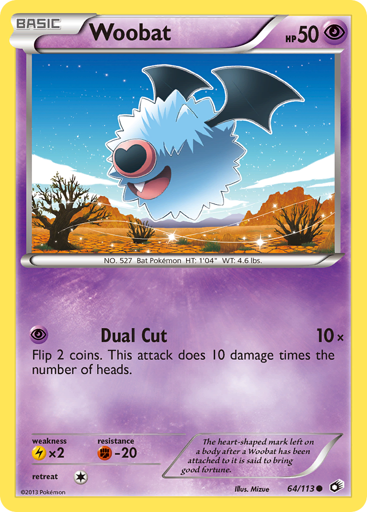 Woobat (64/113) [Black & White: Legendary Treasures] | The Gaming-Verse