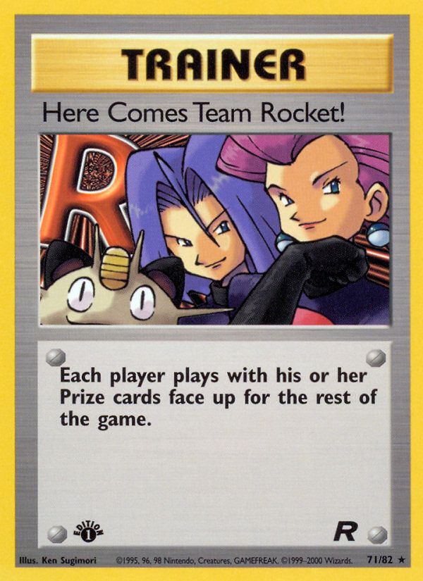 Here Comes Team Rocket! (71/82) [Team Rocket 1st Edition] | The Gaming-Verse