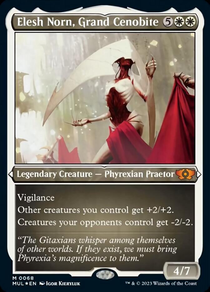 Elesh Norn, Grand Cenobite (Foil Etched) [Multiverse Legends] | The Gaming-Verse