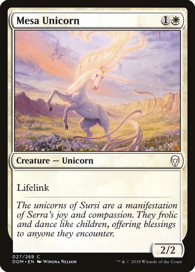 Mesa Unicorn [Dominaria] | The Gaming-Verse