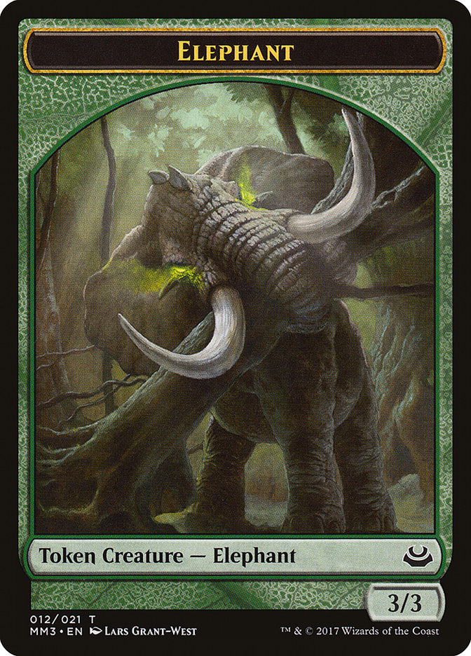 Elephant [Modern Masters 2017 Tokens] | The Gaming-Verse