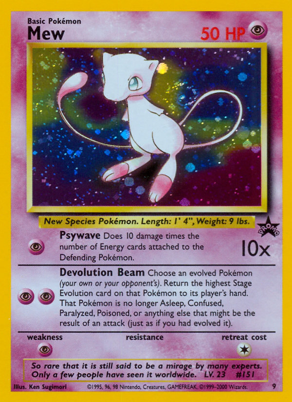 Mew (9) [Wizards of the Coast: Black Star Promos] | The Gaming-Verse