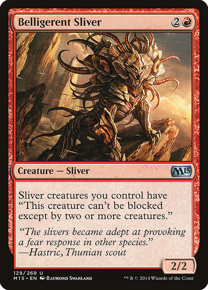 Belligerent Sliver [Magic 2015] | The Gaming-Verse