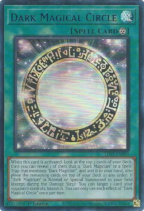 Dark Magical Circle (Blue) [LDS3-EN093] Ultra Rare | The Gaming-Verse