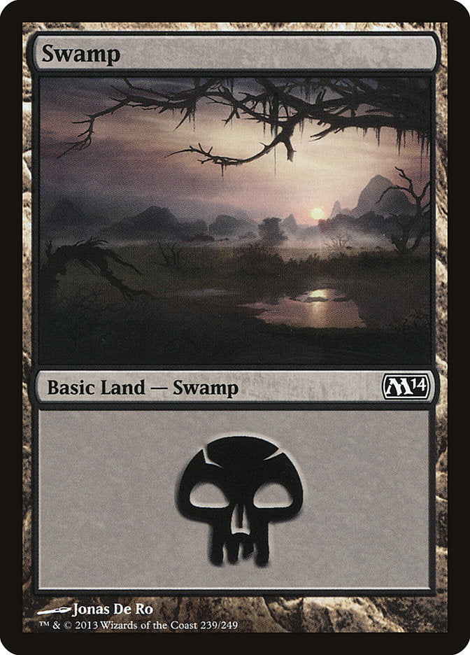 Swamp (#239) [Magic 2014] | The Gaming-Verse