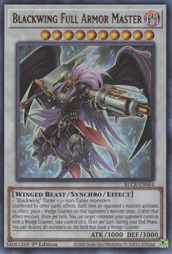 Blackwing Full Armor Master [BLCR-EN064] Ultra Rare | The Gaming-Verse