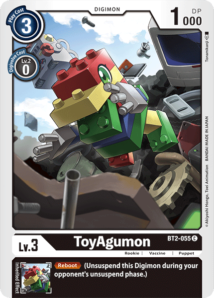 ToyAgumon [BT2-055] [Release Special Booster Ver.1.0] | The Gaming-Verse