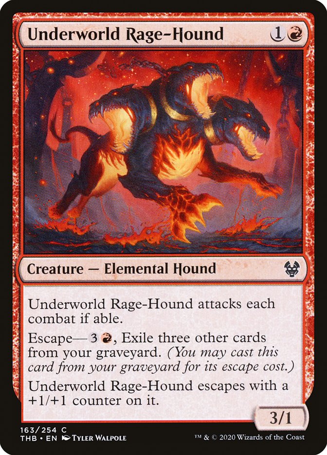Underworld Rage-Hound [Theros Beyond Death] | The Gaming-Verse