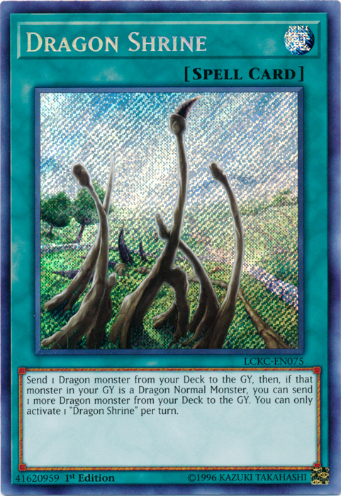 Dragon Shrine [LCKC-EN075] Secret Rare | The Gaming-Verse