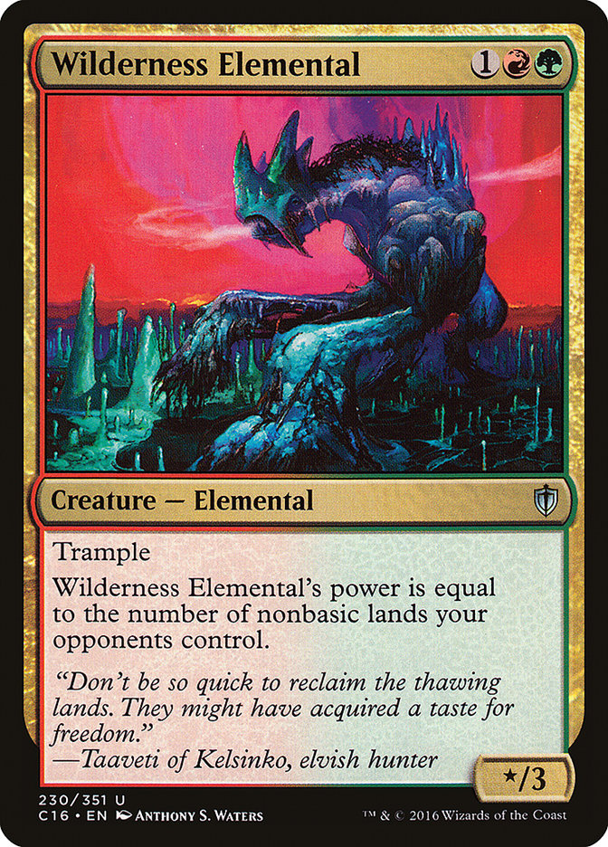 Wilderness Elemental [Commander 2016] | The Gaming-Verse