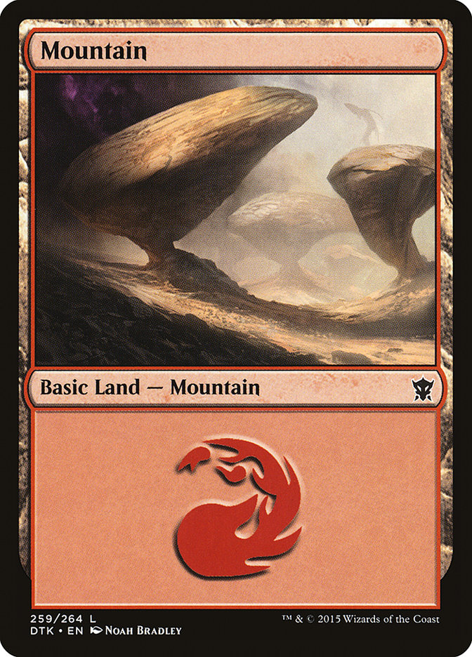 Mountain (#259) [Dragons of Tarkir] | The Gaming-Verse