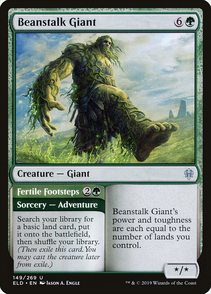 Beanstalk Giant // Fertile Footsteps [Throne of Eldraine] | The Gaming-Verse