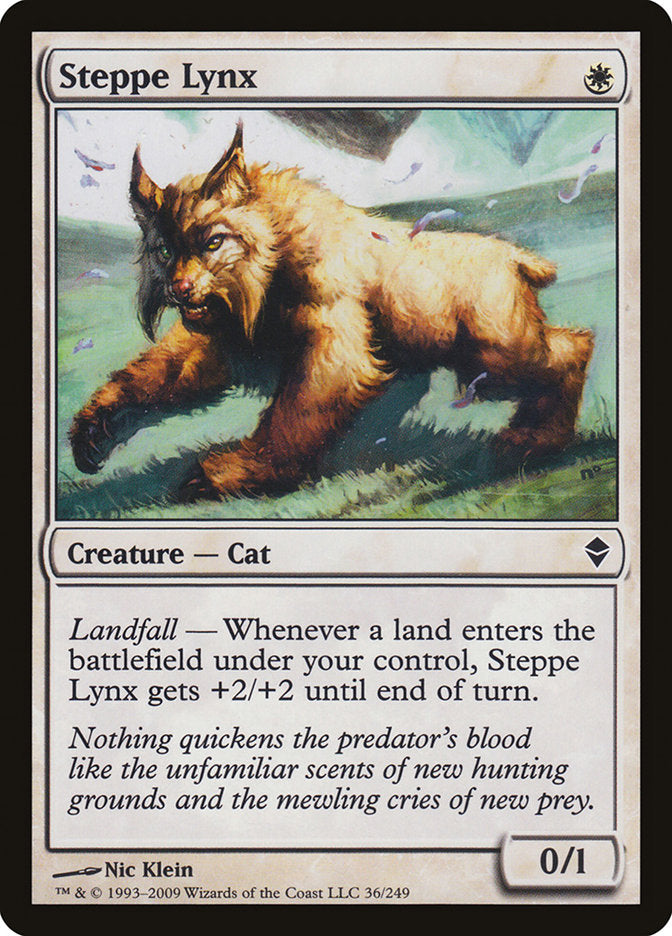 Steppe Lynx [Zendikar] | The Gaming-Verse