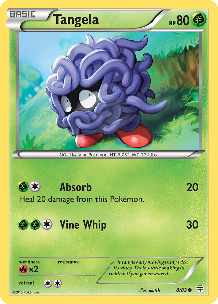 Tangela (8/83) [XY: Generations] | The Gaming-Verse