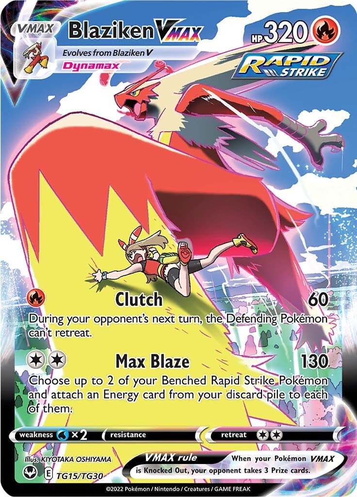 Blaziken VMAX (TG15/TG30) [Sword & Shield: Silver Tempest] | The Gaming-Verse