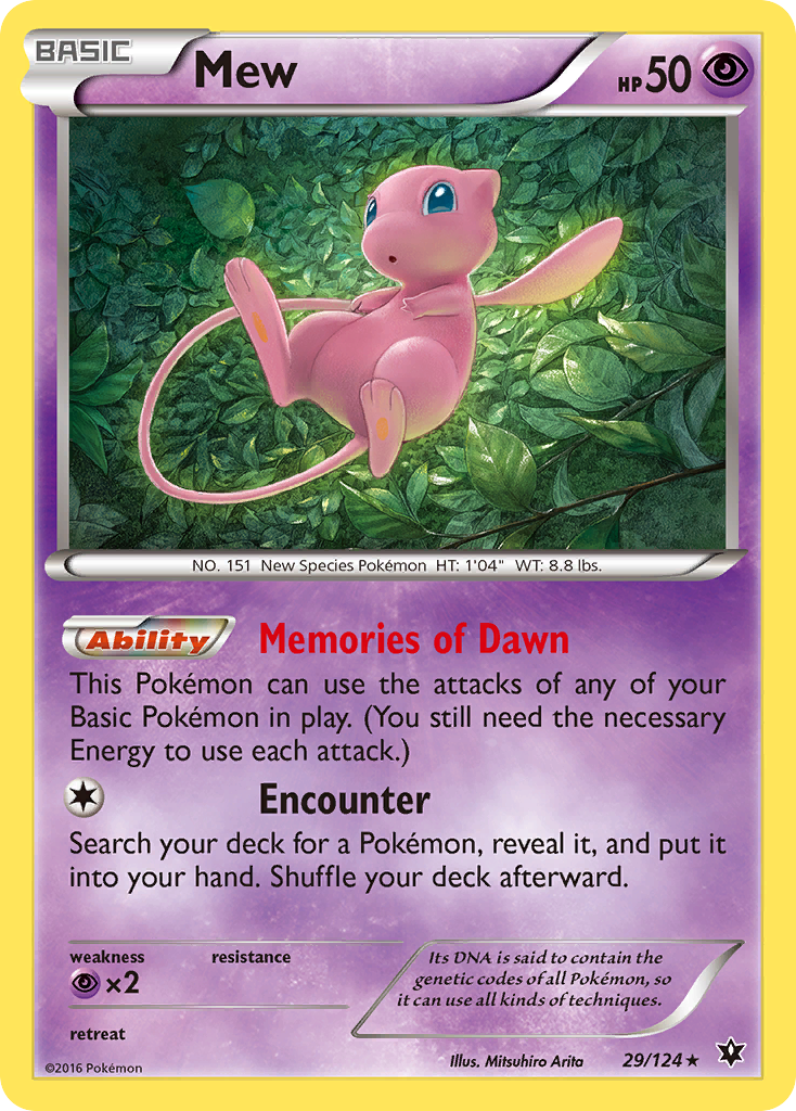 Mew (29/124) [XY: Fates Collide] | The Gaming-Verse