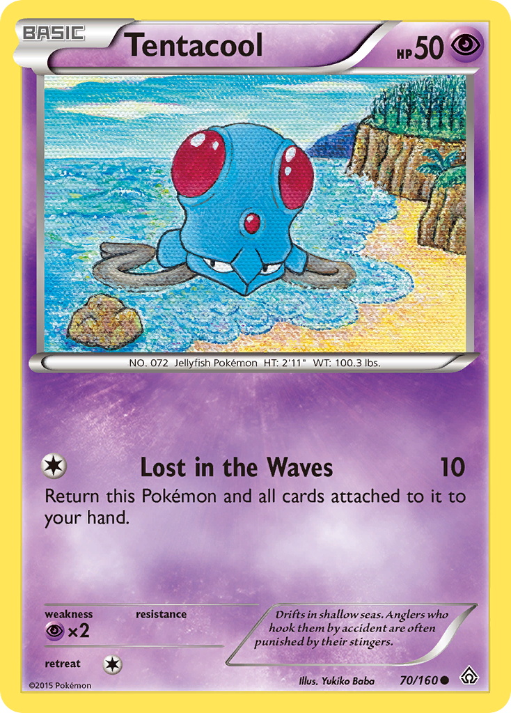 Tentacool (70/160) [XY: Primal Clash] | The Gaming-Verse