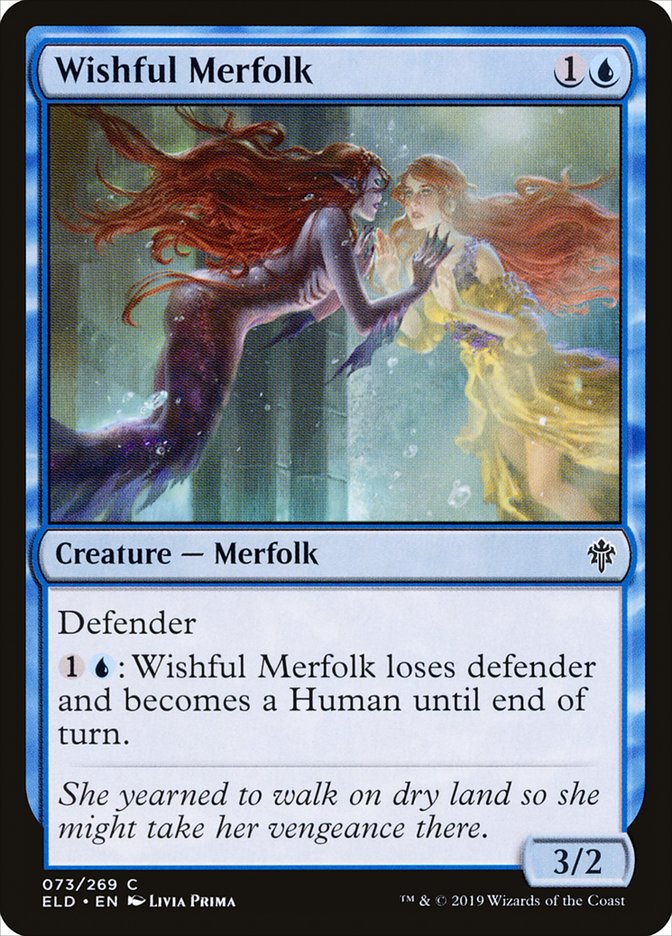 Wishful Merfolk [Throne of Eldraine] | The Gaming-Verse