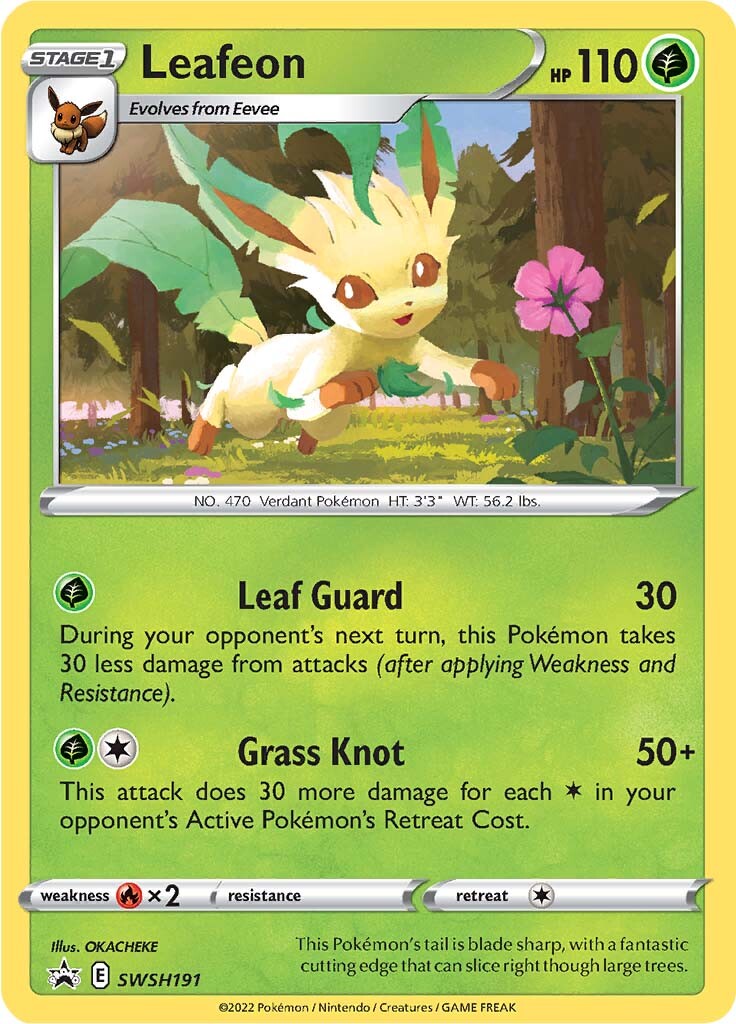 Leafeon (SWSH191) [Sword & Shield: Black Star Promos] | The Gaming-Verse