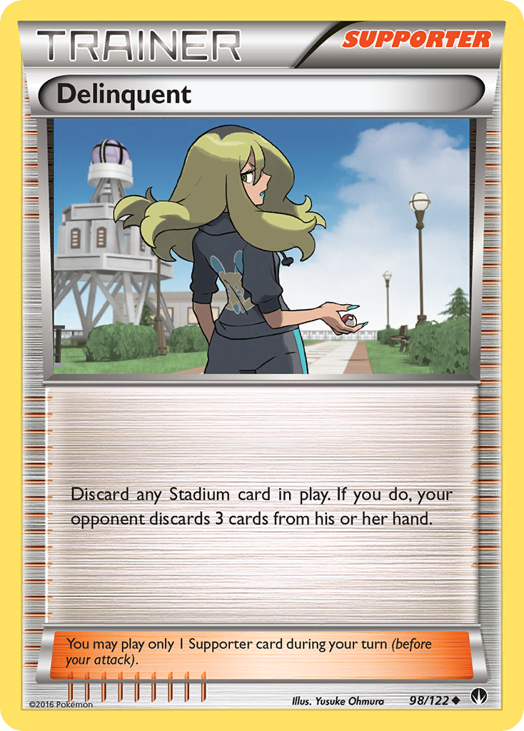 Delinquent (98/122) [XY: BREAKpoint] | The Gaming-Verse