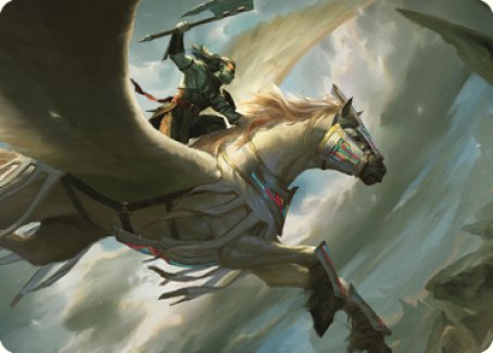 Cleaving Skyrider Art Card [Dominaria United Art Series] | The Gaming-Verse