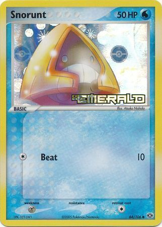 Snorunt (64/106) (Stamped) [EX: Emerald] | The Gaming-Verse