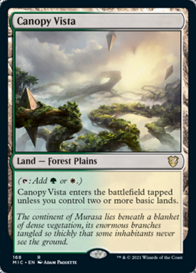 Canopy Vista [Innistrad: Midnight Hunt Commander] | The Gaming-Verse