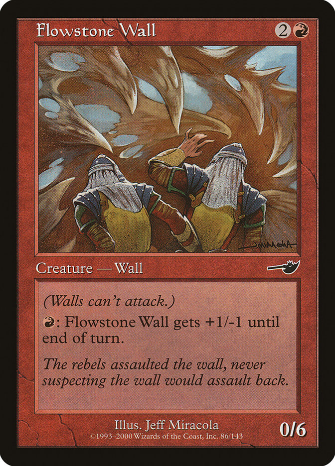 Flowstone Wall [Nemesis] | The Gaming-Verse