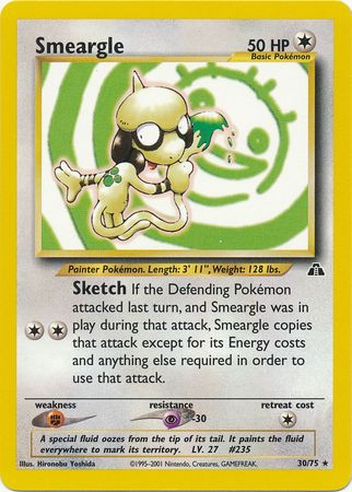 Smeargle (30/75) [Neo Discovery Unlimited] | The Gaming-Verse