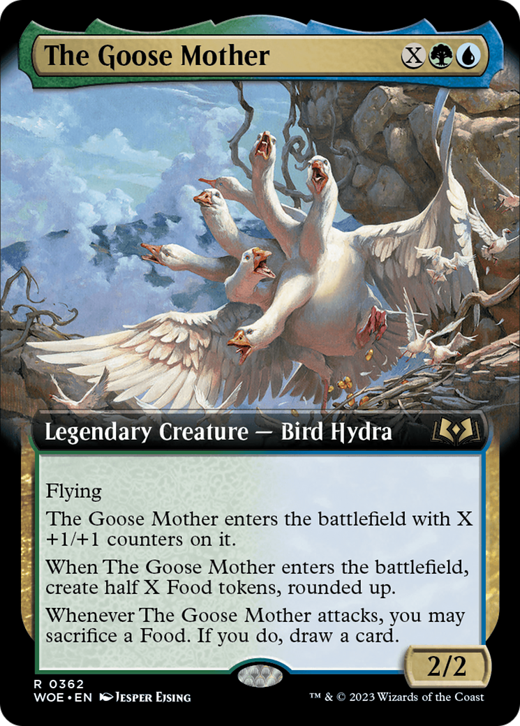 The Goose Mother (Extended Art) [Wilds of Eldraine] | The Gaming-Verse