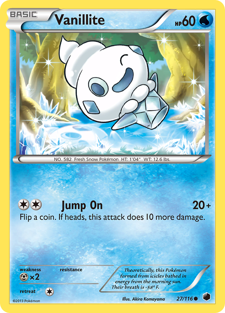 Vanillite (27/116) [Black & White: Plasma Freeze] | The Gaming-Verse