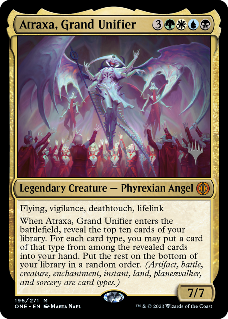 Atraxa, Grand Unifier (Promo Pack) [Phyrexia: All Will Be One Promos] | The Gaming-Verse