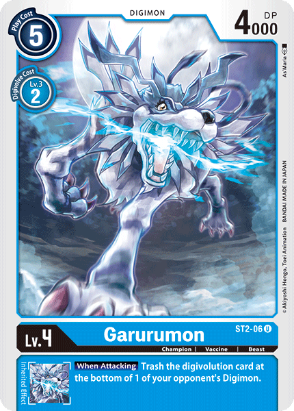 Garurumon [ST2-06] [Starter Deck: Cocytus Blue Promos] | The Gaming-Verse