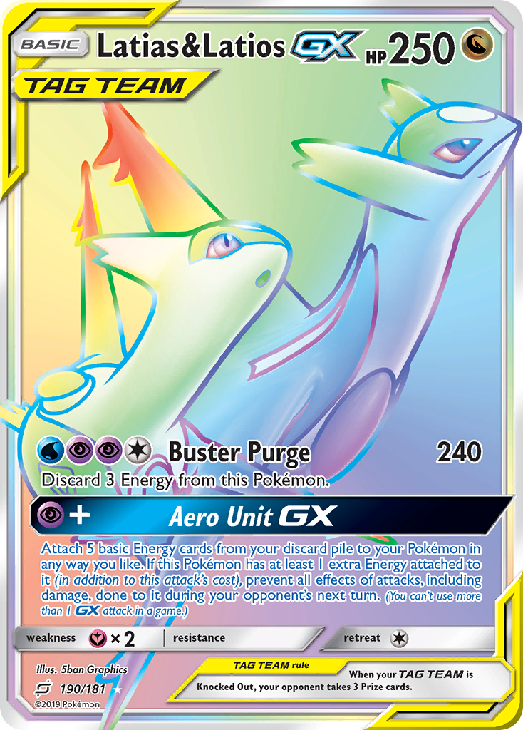 Latias & Latios GX (190/181) [Sun & Moon: Team Up] | The Gaming-Verse